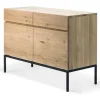 Anrichte Ligna Eiche schwarz B 110 cm