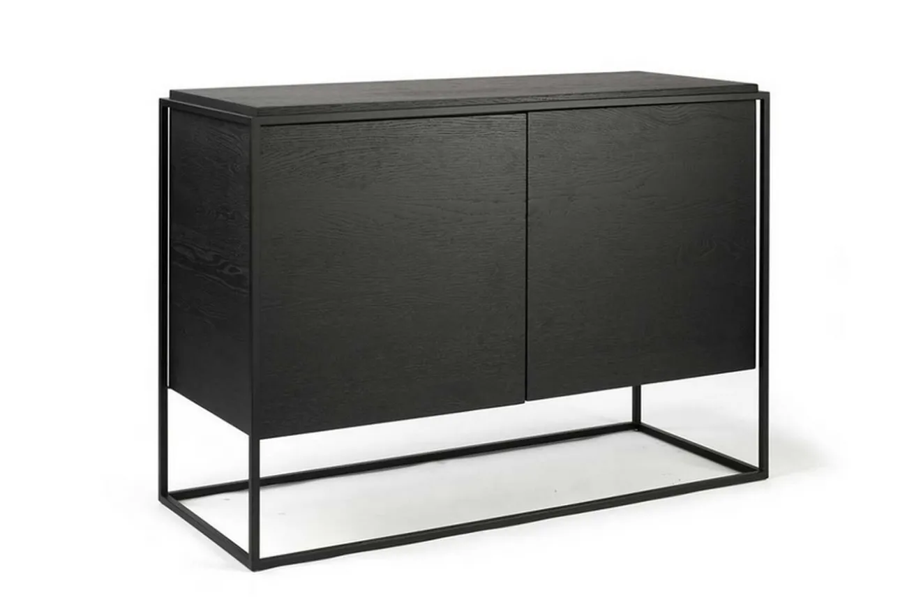 Anrichte Monolith Eiche schwarz B 110 cm