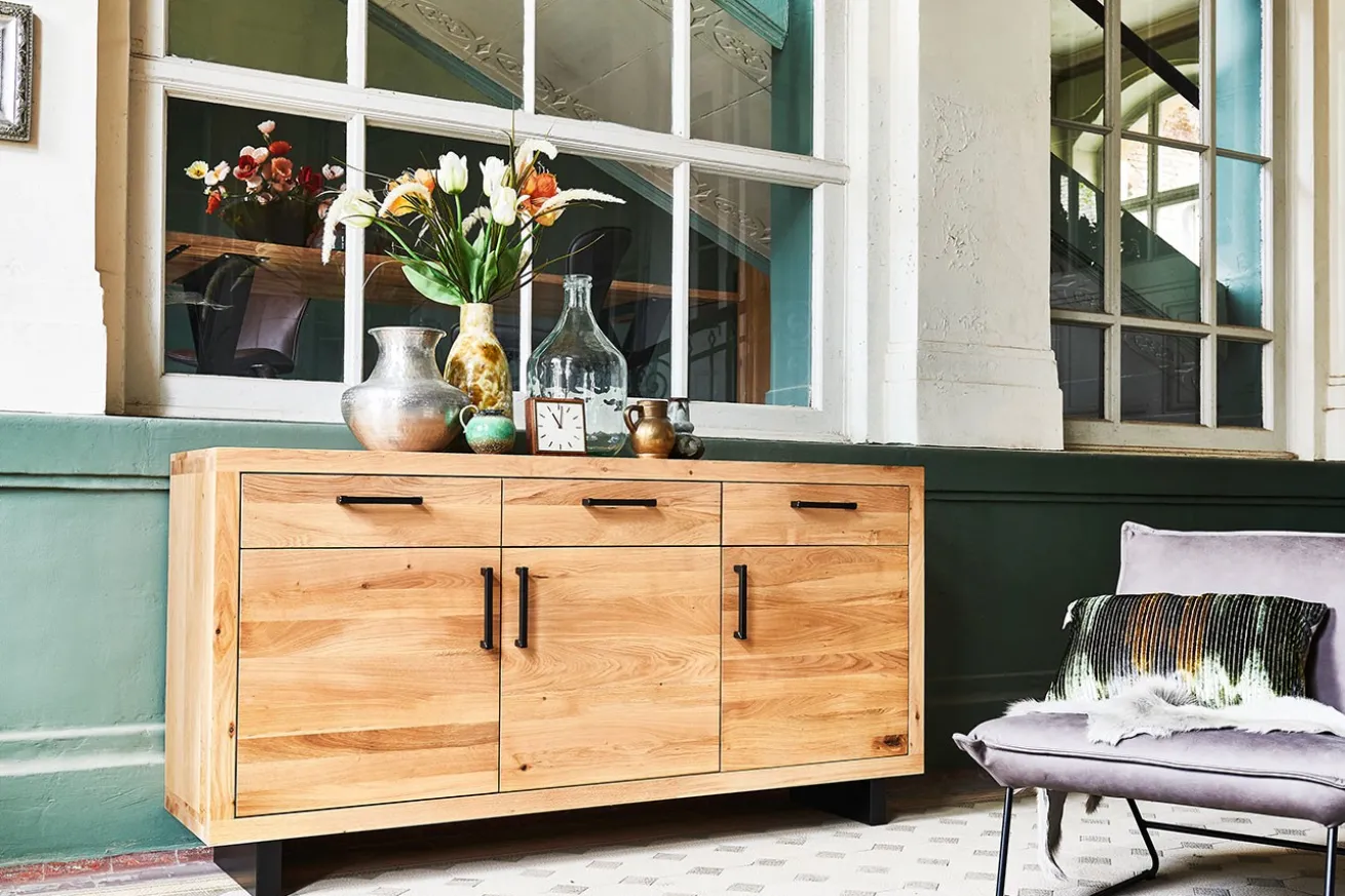 Anrichte Woodstock rustikale Eiche B 210 cm