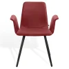 Armlehnstuhl Maverick Leder rot