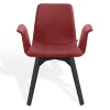 Armlehnstuhl Maverick Leder rot