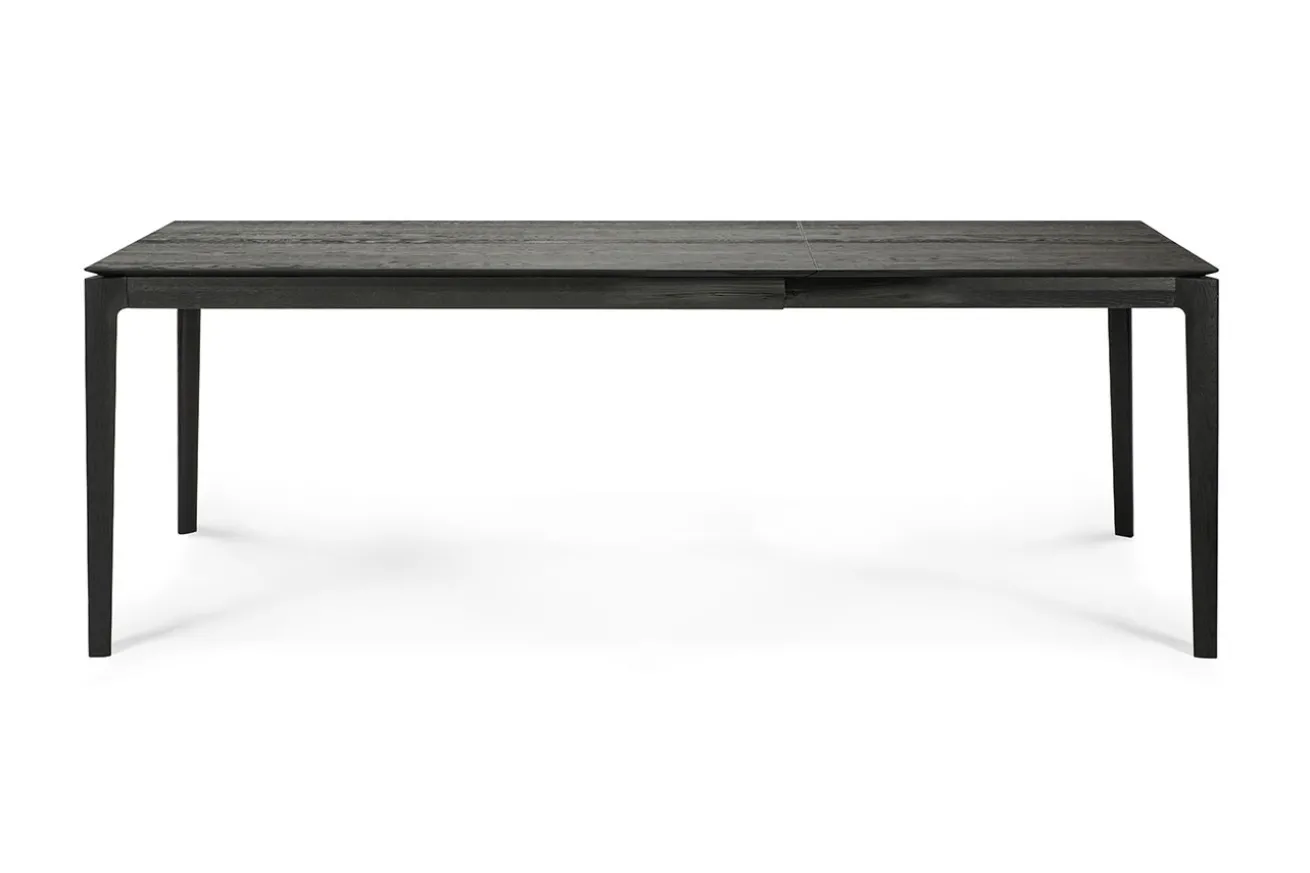 Ausziehtisch Bok Eiche schwarz 140 cm