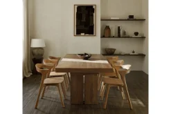 Ausziehtisch Double Teak massiv B 200 cm