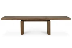 Ausziehtisch Double Teak massiv B 200 cm