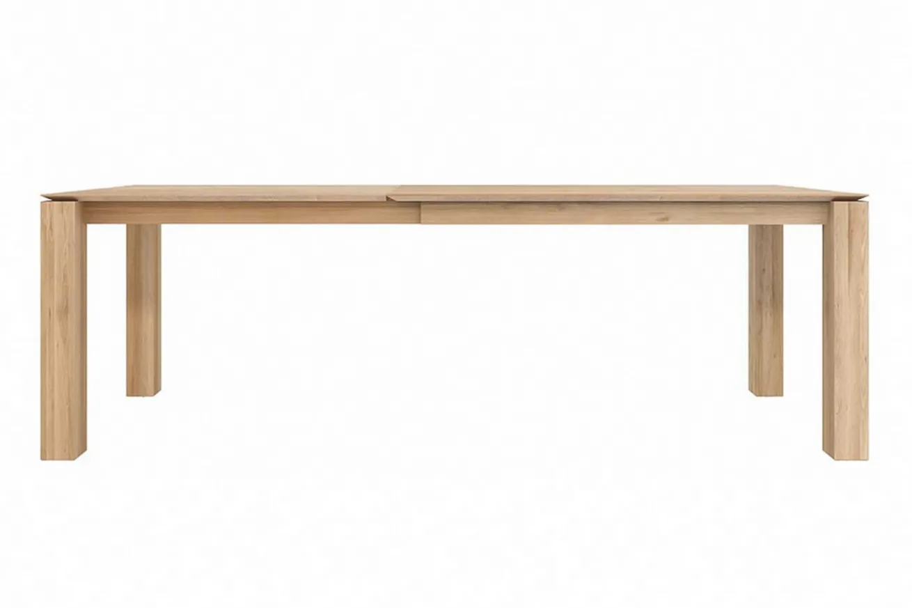 Ausziehtisch Slice Eiche massiv 140 cm