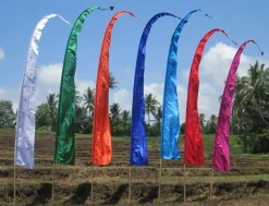 Bali Fahne Sanur 6 Meter gelb