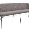 Bank Alvaro 4-Sitzer Bouclé grau