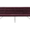 Bank Arva Light 4-Sitzer Stoff violett