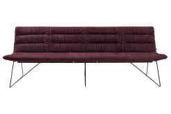 Bank Arva Light 4-Sitzer Stoff violett