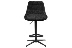 Barhocker Dexter Stoff grau