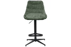 Barhocker Dexter Stoff grau
