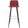 Barhocker Maverick Leder rot H 106 cm