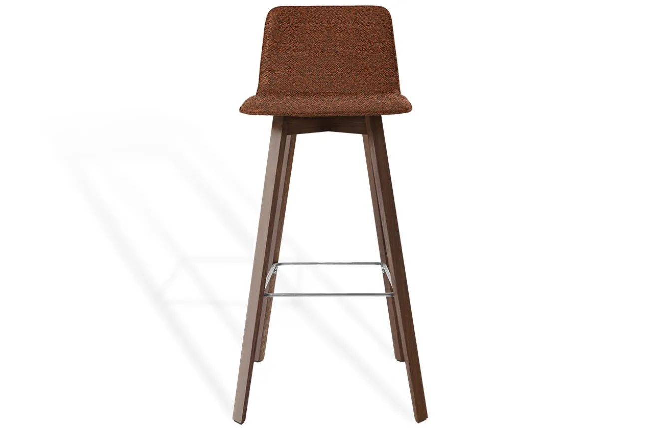 Barhocker Maverick Stoff braun H 106 cm