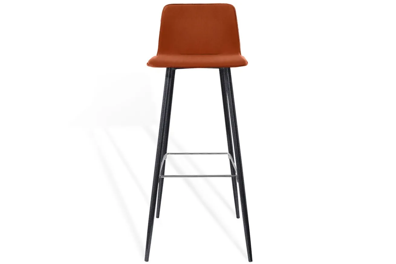 Barhocker Maverick Stoff orange H 106 cm