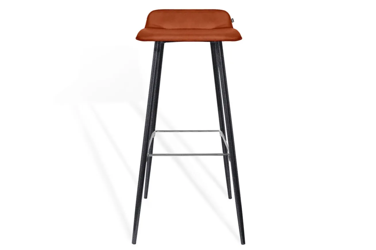 Barhocker Maverick Stoff orange H 93 cm