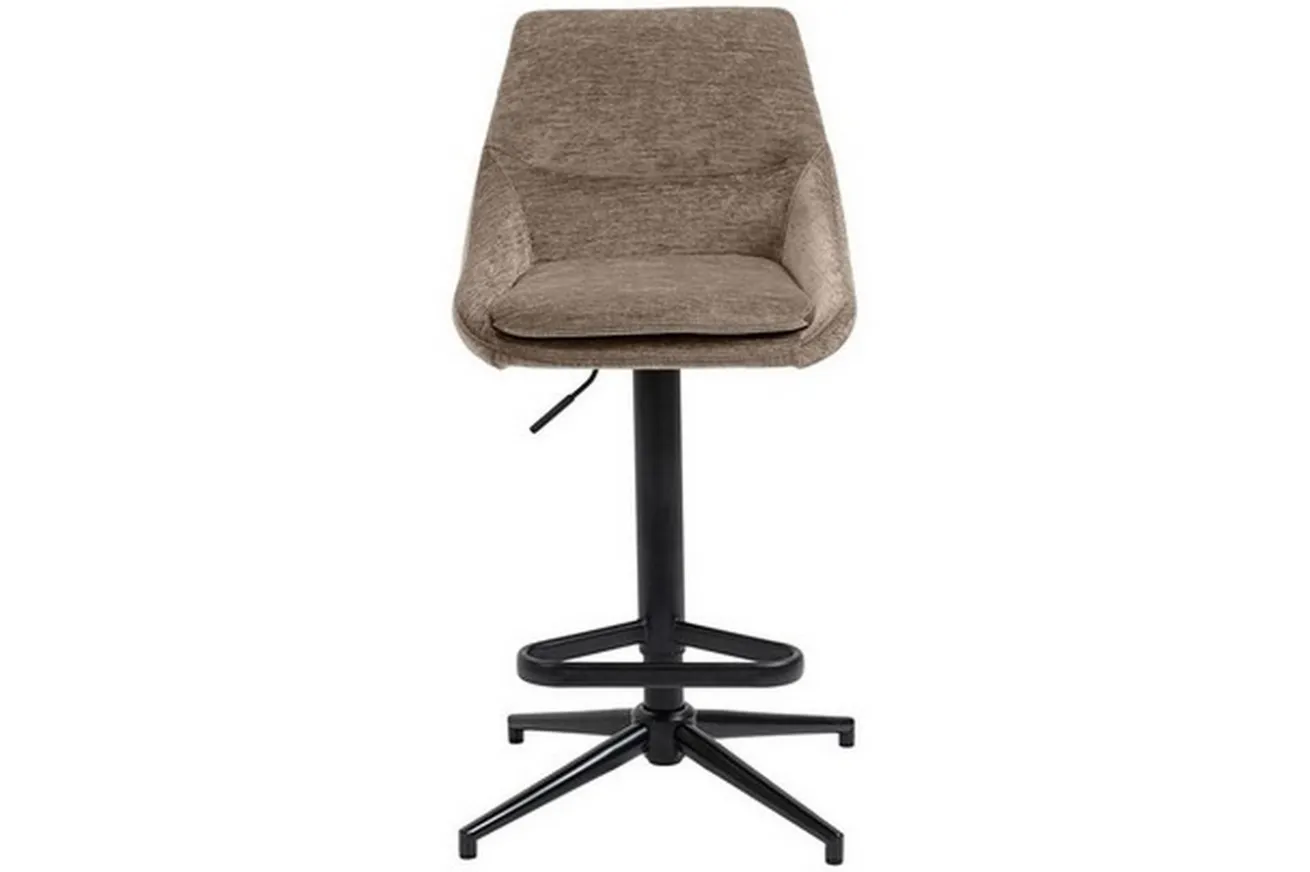 Barhocker Mingus Stoff taupe