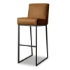 Barstuhl Zonda Leder Medium cognac