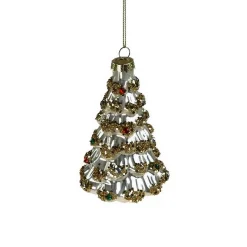 Baumschmuck Tanne weiss