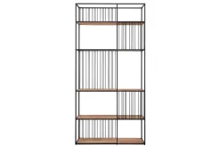 Bücherregal Barra Teak-Metall B 95 cm