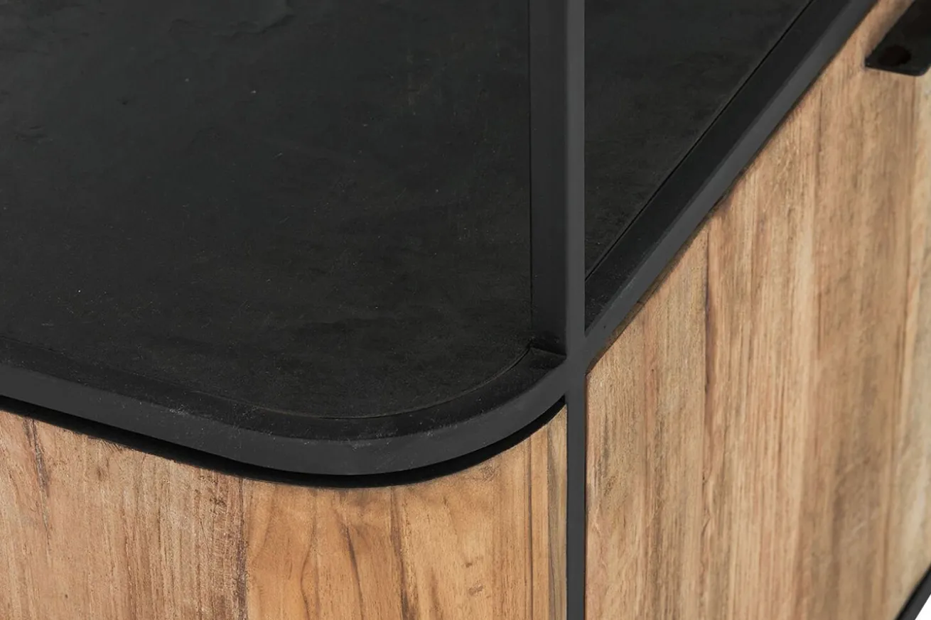Bücherregal Soho Teak natur H 210 cm