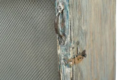 Beistellschrank Vintage blau