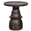 Beistelltisch Broad Mangoholz braun D 50 cm