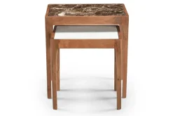 Beistelltisch 2er-Set Gats Marmor