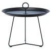 Beistelltisch Eyelet schwarz D 60 cm