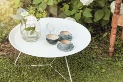 Beistelltisch Eyelet weiss D 60 cm