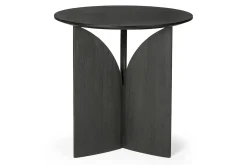 Beistelltisch Fin Teak schwarz