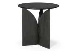 Beistelltisch Fin Teak schwarz