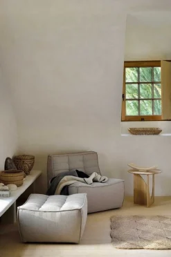 Beistelltisch Geometric Eiche natur