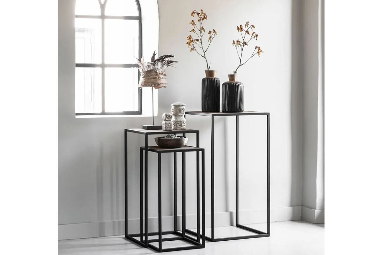 Beistelltisch Highlight 3er Set natur