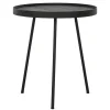Beistelltisch Highlight Teak schwarz D 40 cm