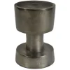 Beistelltisch Metall rund grau D 34 cm