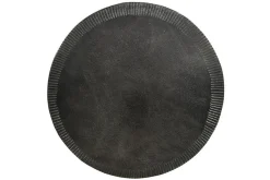Beistelltisch Metall rund grau D 34 cm