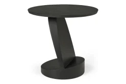 Beistelltisch Oblic Teak schwarz