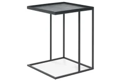 Beistelltisch schwarz 39x39 cm