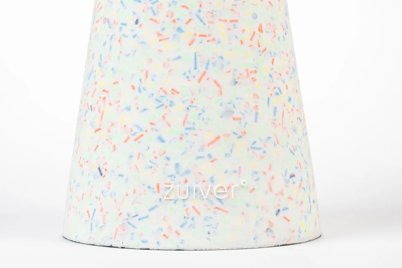 Beistelltisch Vicky recycled H 45 cm weiss