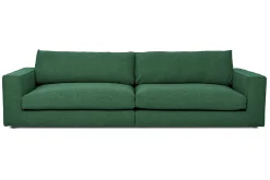 Big Sofa Venezia Stoff dunkelgrün