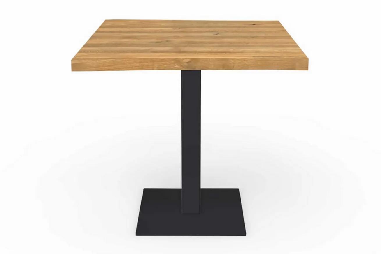 Bistrotisch Eiche Stahl 50 cm