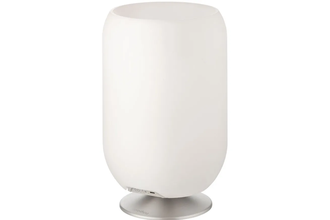 Bluetooth Lautsprecher Atmos silber D22cm