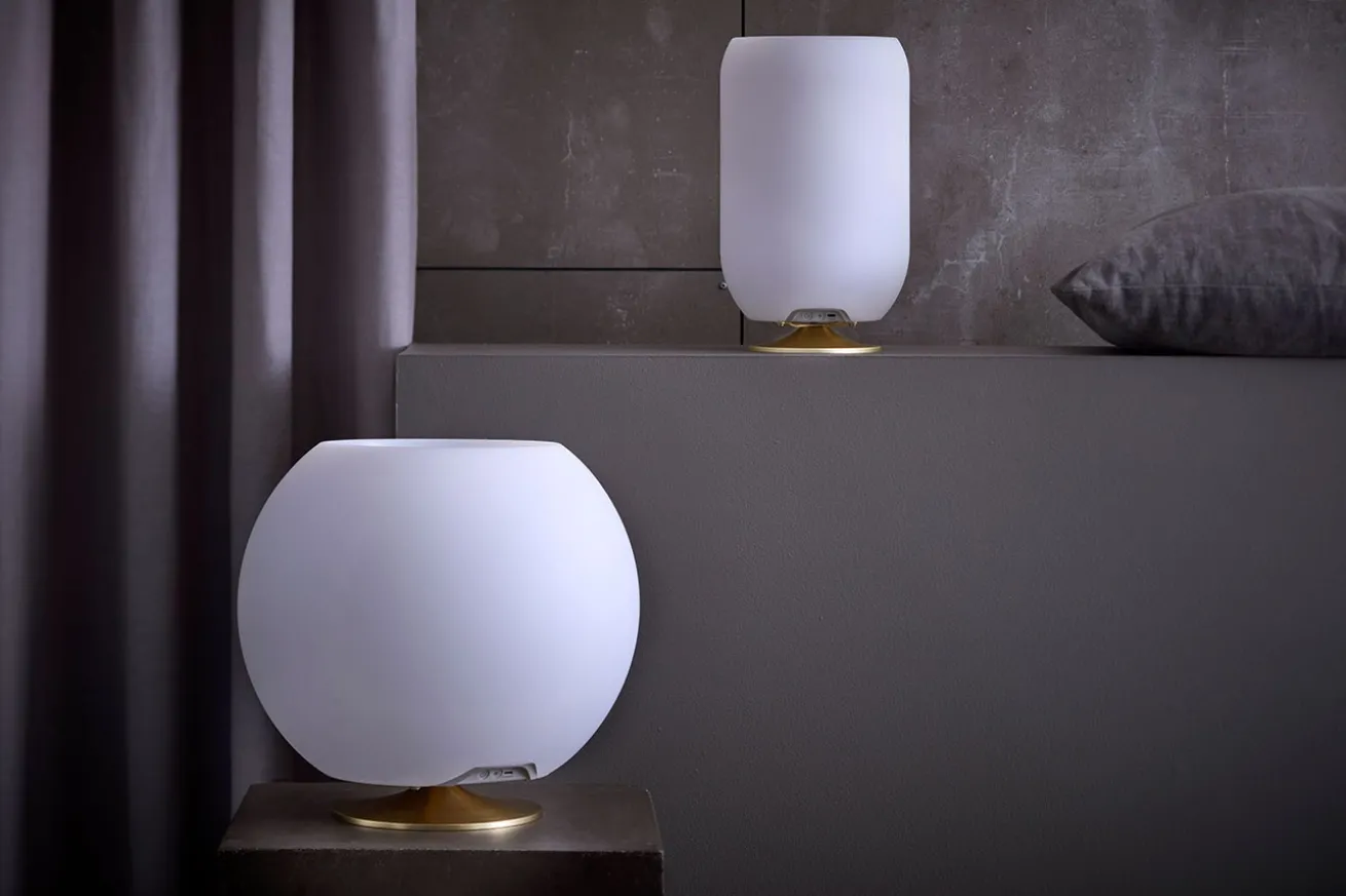 Bluetooth Lautsprecher Atmos gold D22cm