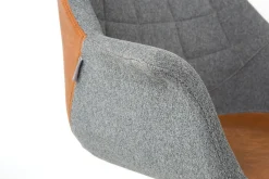 Bürostuhl Doulton Stoff grau