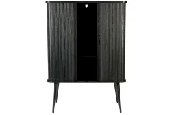 Buffetschrank Barbara Massivholz schwarz