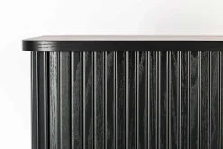 Buffetschrank Barbara Massivholz schwarz