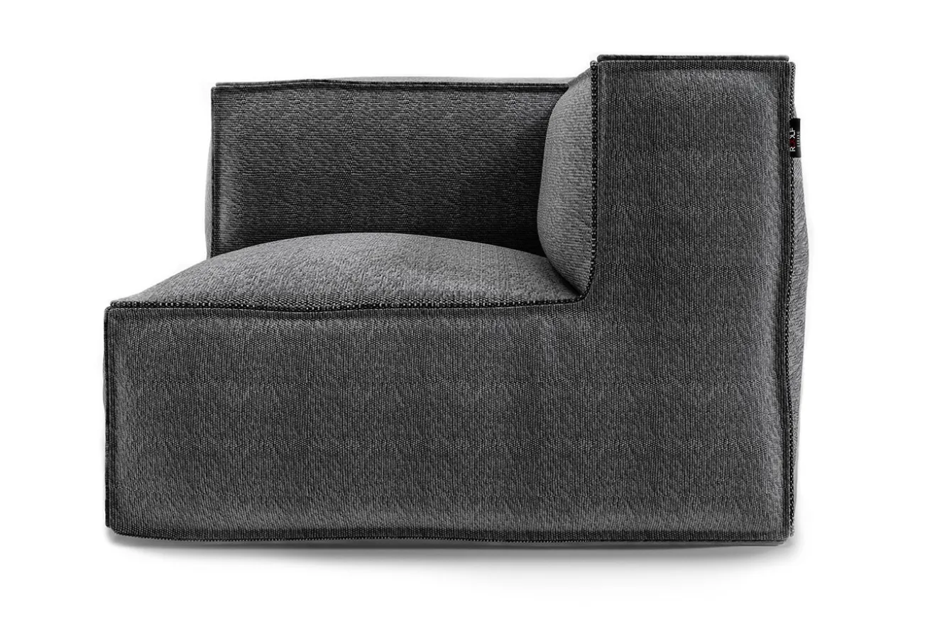 Club Ecke Outdoor Silky grau