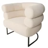 Club Sessel Marco Cosmopolitan Boucléstoff creme