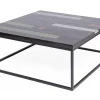 Couchtisch Chimney schwarz lackiert quadratisch