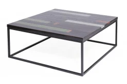 Couchtisch Chimney schwarz lackiert quadratisch